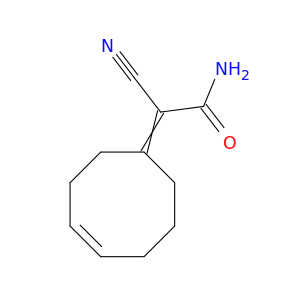 Acetamide, 2-cyano-2-(4-cycloocten-1-ylidene)-