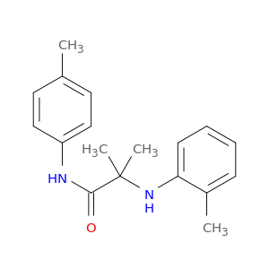 Propanamide, 2-methyl-N-(4-methylphenyl)-2-[(2-methylphenyl)amino]-