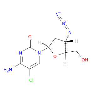 Cytidine,3'-azido-5-chloro-2',3'-dideoxy-