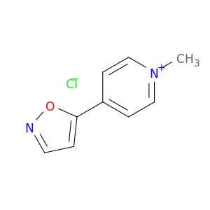 1-methyl-4-(1,2-oxazol-5-yl)pyridinium chloride