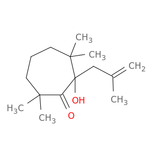Cycloheptanone, 2-hydroxy-3,3,7,7-tetramethyl-2-(2-methyl-2-propenyl)-