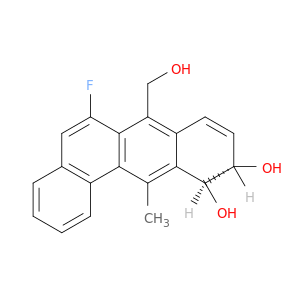 (10s,11s)-6-fluoro-7-(hydroxymethyl)-12-methyl-10,11-dihydrotetraphene-10,11-diol