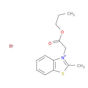 Benzothiazolium, 2-methyl-3-(2-oxo-2-propoxyethyl)-, bromide