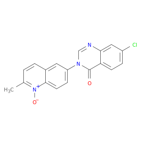 4(3H)-Quinazolinone, 7-chloro-3-(2-methyl-1-oxido-6-quinolinyl)-