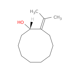 Cyclodecanol, 2-(1-methylethylidene)-, (S)-