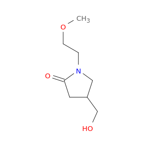 4-(羟基甲基)-1-(2-甲氧基乙基)吡咯烷-2-酮
