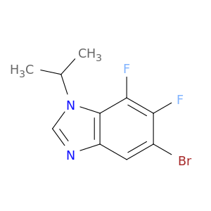 1H-苯并咪唑,5-溴-6,7-二氟-1-(1-甲乙基)-