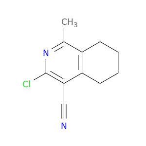 3-Chloro-1-methyl-5,6,7,8-tetrahydroisoquinoline-4-carbonitrile