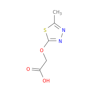 Acetic acid, [(5-methyl-1,3,4-thiadiazol-2-yl)oxy]-