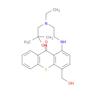 1-({2-[ethyl(2-hydroxy-2-methylpropyl)amino]ethyl}amino)-4-(hydroxymethyl)-9h-thioxanthen-9-one