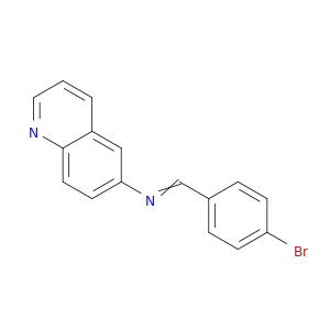 6-Quinolinamine, N-[(4-bromophenyl)methylene]-