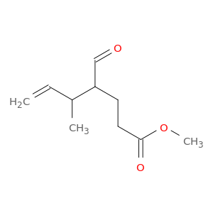6-Heptenoic acid, 4-formyl-5-methyl-, methyl ester