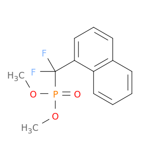 Phosphonic acid, (difluoro-1-naphthalenylmethyl)-, dimethyl ester