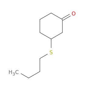 Cyclohexanone, 3-(butylthio)-