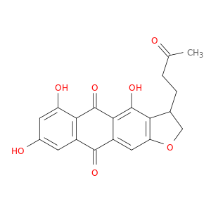 2,3-二氢-4,6,8-三羟基-3-(3-氧丁基)Anthra[2,3-B]呋喃-5,10-二酮