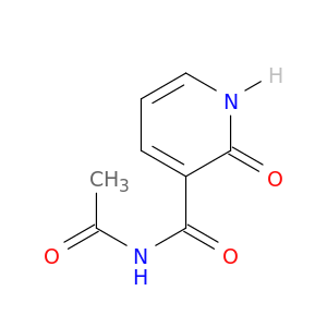 3-Pyridinecarboxamide, N-acetyl-1,2-dihydro-2-oxo-