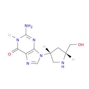 (3R,5R)-2-AMINO-1,9-DIHYDRO-9-[5-(HYDROXYMETHYL)-3-PYRROLIDINYL]-6H-PURIN-6-ONE
