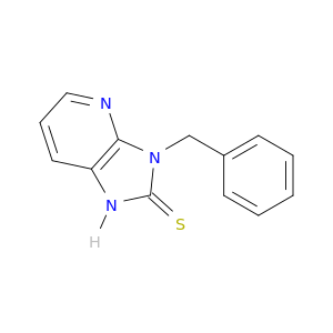 2H-Imidazo[4,5-b]pyridine-2-thione, 1,3-dihydro-3-(phenylmethyl)-