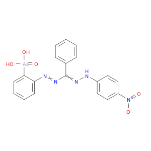 Arsonic acid, [2-[[[(4-nitrophenyl)hydrazono]phenylmethyl]azo]phenyl]-