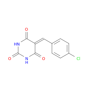 2,4,6(1H,3H,5H)-Pyrimidinetrione,5-[(4-chlorophenyl)methylene]-