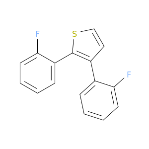 Thiophene, 2,3-bis(2-fluorophenyl)-