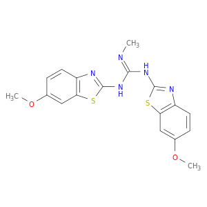 Guanidine, N,N'-bis(6-methoxy-2-benzothiazolyl)-N''-methyl-