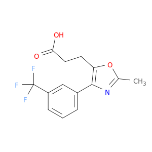 5-Oxazolepropanoic acid, 2-methyl-4-[3-(trifluoromethyl)phenyl]-
