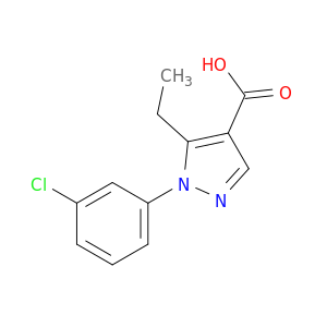 1-(3-Chlorophenyl)-5-ethyl-1H-pyrazole-4-carboxylic Acid