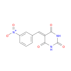 2,4,6(1H,3H,5H)-Pyrimidinetrione,5-[(3-nitrophenyl)methylene]-