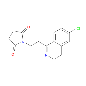 2,5-Pyrrolidinedione, 1-[2-(6-chloro-3,4-dihydro-1-isoquinolinyl)ethyl]-