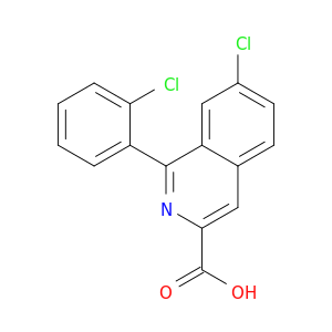 3-Isoquinolinecarboxylic acid, 7-chloro-1-(2-chlorophenyl)-