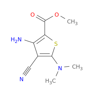 3-氨基-4-氰基-5-(二甲氨基)噻吩-2-羧酸甲酯