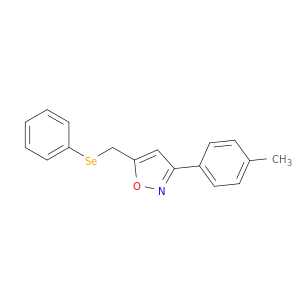 Isoxazole, 3-(4-methylphenyl)-5-[(phenylseleno)methyl]-