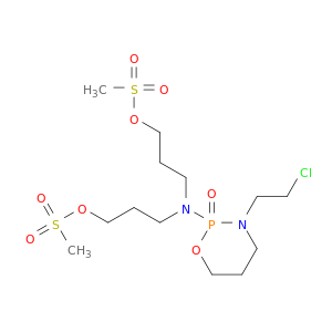 {[3-(2-chloroethyl)-2-oxido-1,3,2-oxazaphosphinan-2-yl]imino}dipropane-3,1-diyl dimethanesulfonate