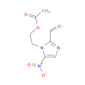 1H-Imidazole-2-carboxaldehyde, 1-[2-(acetyloxy)ethyl]-5-nitro-