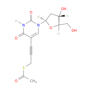 Uridine, 5-[3-(acetylthio)-1-propynyl]-2'-deoxy-