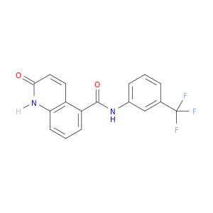 2-Hydroxy-N-(3-(trifluoromethyl)phenyl)quinoline-5-carboxamide