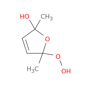 2-Furanol,2,5-dihydro-5-hydroperoxy-2,5-dimethyl-