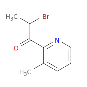 1-Propanone, 2-bromo-1-(3-methyl-2-pyridinyl)-