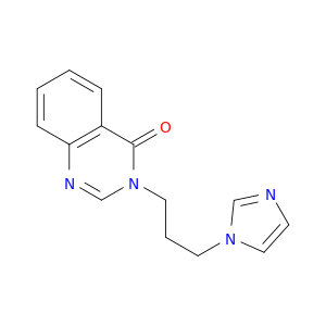4(3H)-Quinazolinone, 3-[3-(1H-imidazol-1-yl)propyl]-