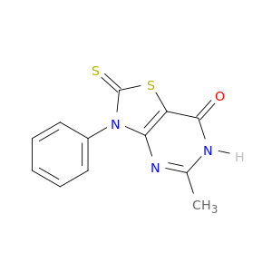 5-甲基-3-苯基-2-三氧-2,3-二氢[1,3]噻唑并[4,5-D]嘧啶-7(6H)-酮