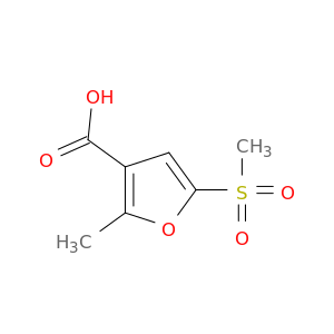 5-methanesulfonyl-2-methylfuran-3-carboxylic Acid