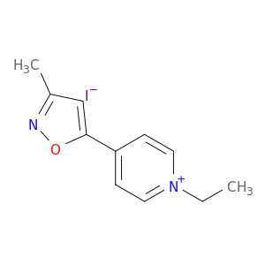 1-ethyl-4-(3-methyl-1,2-oxazol-5-yl)pyridinium iodide