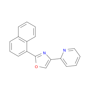 Pyridine, 2-[2-(1-naphthalenyl)-4-oxazolyl]-