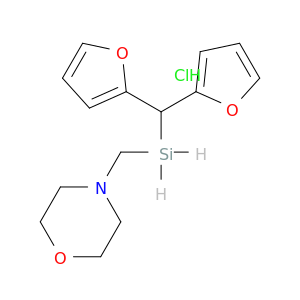 Morpholine, 4-[(di-2-furanylmethylsilyl)methyl]-, hydrochloride