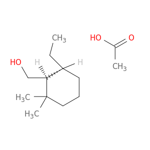 Cyclohexanemethanol, 6-ethyl-2,2-dimethyl-, acetate, cis-
