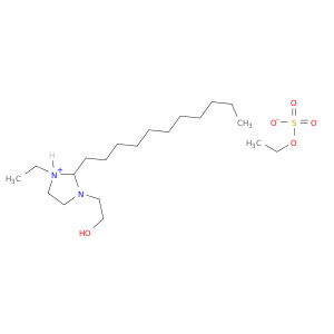 1H-咪唑鎓,1-乙基-4,5-二氢-3-(2-羟乙基)-2-叔戊基-,硫酸乙酯(盐)