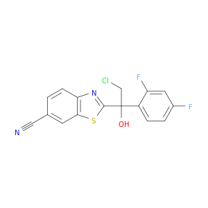 1-(2,4-DIFLUOROPHENYL)-1-(6-CYANOBENZOTHIAZOL-2-YL)-2-CHLOROETHANOL