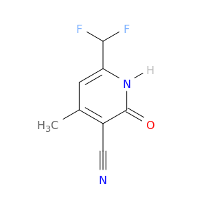 6-(二氟甲基)-1,2-二氢-4-甲基-2-氧代-3-吡啶羰基腈