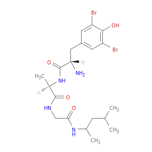 Glycinamide, 3,5-dibromo-L-tyrosyl-D-alanyl-N-(1,3-dimethylbutyl)-
